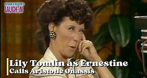 Lily Tomlin | Ernestine Calls Aristotle Onassis | Rowan & Martin's Laugh-In
