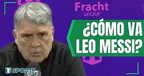 Gerardo Martino HABLA de la RECUPERACIÓN de Lionel Messi con Inter Miami