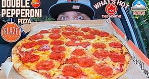 Blaze Pizza® Double Pepperoni Pizza Review! 🔥🍕🍕 | What's HOT? Menu | theendorsement