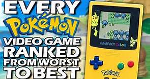 Every Pokémon Game Ranked From WORST To BEST