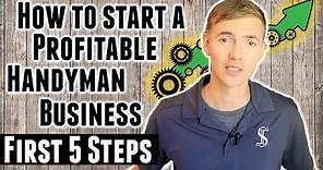 How To Start a Profitable Handyman Business