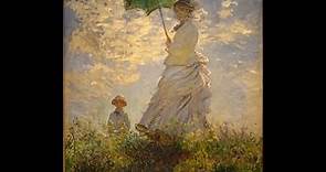 Claude Monet - La passeggiata (Camille Monet con il figlio Jean sulla collina)