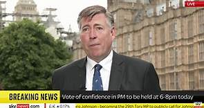 Sir Graham Brady announces vote of no confidence in the PM