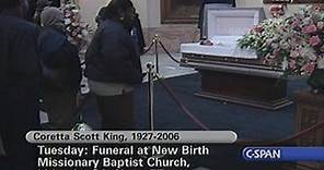 Coretta Scott King Lying in Honor