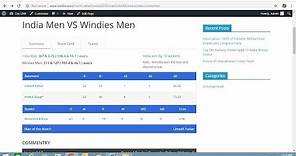 How To Install Live Cricket Score Plugin In WordPress