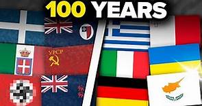 Evolution of ALL European Flags Over Last 100 Years (1923-2024)