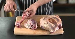 How To - bone and butterfly a leg of lamb