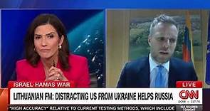 Lithuanian Foreign Minister Gabrielius Landsbergis interview with Isa Soares, CNN