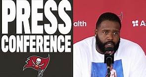 Donovan Smith on Preparing For ‘Big, Strong, Physical’ Giants Defensive Front | Press Conference