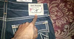 True Religion Jeans How to tell if their real or fake