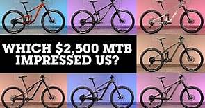 $2,500 Full-Suspension Mountain Bike Comparison Test