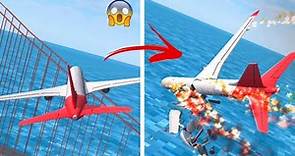 REALISTIC PLANE CRASHES in an Android Game?! | Plane Crash Flight Simulator review