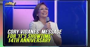 Cory Vidanes' message for 'It's Showtime' 14th anniversary | ABS-CBN News