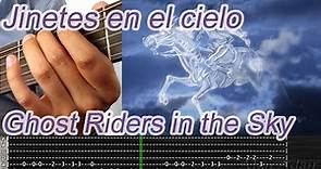 Jinetes en el Cielo TAB - Ghost Riders in the Sky Country Style TAB #345