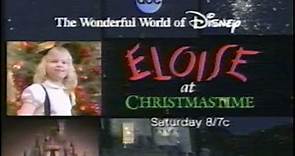 "Eloise at Christmastime" On the Wonderful World of Disney Commercial from 2003