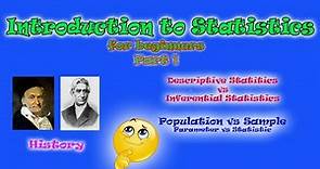 Statistics for Beginners (Part 1) | Statistics for the Social Sciences