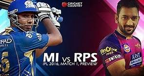 LIVE IPLT20 2017: Mumbai Indians vs Rising Pune Supergiant match preview on Cric Gully
