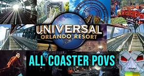 Universal Orlando Resort All Roller Coaster POVs