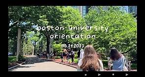 Boston University Orientation! Day 1!!