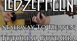 Como tocar Led Zeppelin Stairway To Heaven en Guitarra acústica FACIL! TUTORIAL