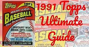 1991 Topps Baseball Cards – The Ultimate Guide