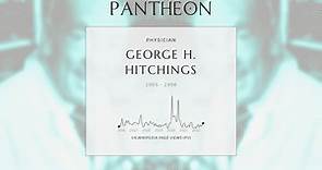 George H. Hitchings Biography - Nobel Prize-winning American doctor (1905–1998)