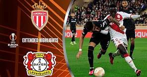 Monaco vs. Bayer Leverkusen: Extended Highlights | UEL Play-off 2nd Leg | CBS Sports Golazo - Europe