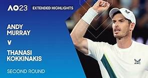 Andy Murray v Thanasi Kokkinakis Extended Highlights | Australian Open 2023 Second Round
