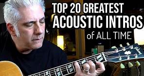 TOP 20 ACOUSTIC GUITAR INTROS OF ALL TIME