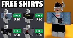 How To Get Best SHIRTS On Roblox For FREE! (FREE CLOTHING STORE)