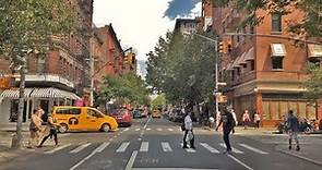 Driving Downtown - Greenwich Village 4K - New York City USA