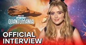 ANT-MAN AND THE WASP: QUANTUMANIA (2023) Kathryn Newton Official Interview