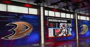 Anaheim selects Mason McTavish with the 3rd pick in the 2021 NHL Draft