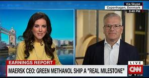 Maersk CEO Vincent Clerc interview with CNN's Julia Chatterley