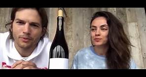Ashton Kutcher, Mila Kunis make wine for charity