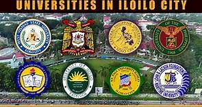 The 8 Universities in ILOILO CITY