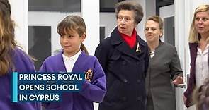 Princess Anne meets troops and opens new school for forces children