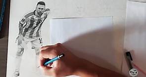 Dibujando a la selección ARGENTINA 🇦🇷 Parte 1 - LIONEL MESSI
