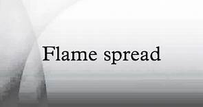 Flame spread