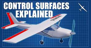 Aircraft Control Surfaces Explained | Ailerons, flaps, elevator, rudder and more