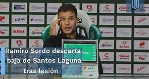 Descarta Ramiro Sordo baja por lesión; sólo piensa en el partido ante Atlas