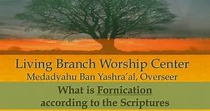 What Is Fornication According To Scripture?