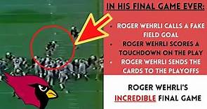 The GREATEST Play of Roger Wehrli's NFL CAREER | Giants @ Cardinals (1982)