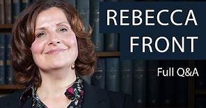 Rebecca Front | Full Q&A at The Oxford Union