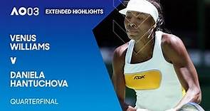 Venus Williams v Daniela Hantuchova Extended Highlights | Australian Open 2003 Quarterfinal