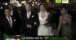 María Julia Mantilla contrajo matrimonio en Trujillo