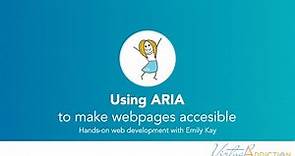 Using ARIA (web development accessibility)