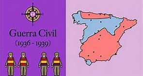Mapas de la Guerra civil española (1936-1939) 🔫
