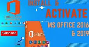 How to Install & activate MS Office using CMD