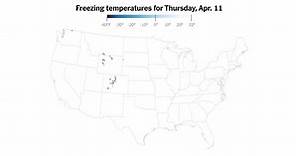 Tracking Freezing Temperatures in the U.S.